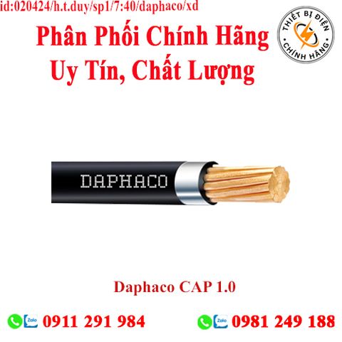 Daphaco CAP 1.0 : Cáp điện lực hạ thế 1 lõi, ruột đồng 0,6/1 kV