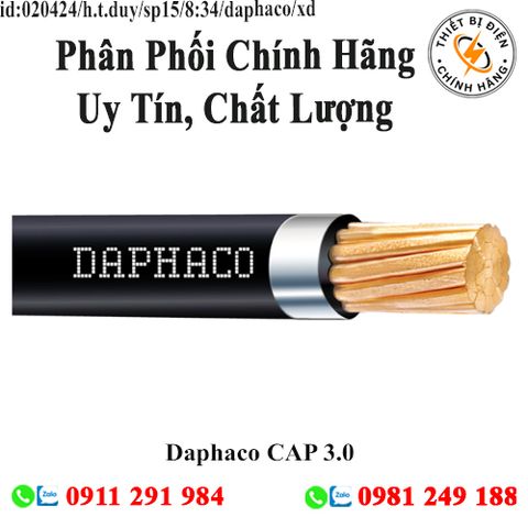 Daphaco CAP 3.0 : Cáp điện lực hạ thế 1 lõi, ruột đồng 0,6/1 kV