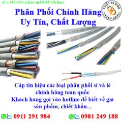 Cáp tín hiệu các loại về kho nhiều, chưa cập nhật hết sản phẩm, giá, chính sách khuyến mãi, chiết khấu, vui lòng liên hệ để biết thêm chi tiết