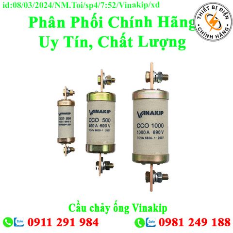 Cầu chảy ống Vinakip 30A-1000A