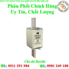 Cầu chì Havells type CD00 6A-160A