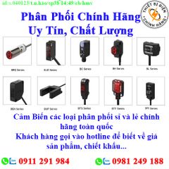 Cảm Biến  các loại về kho nhiều, chưa cập nhật hết sản phẩm, giá, chính sách khuyến mãi, chiết khấu, vui lòng liên hệ để biết thêm chi tiết