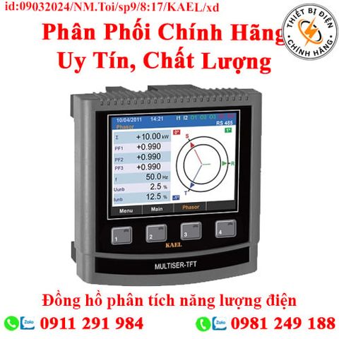 Đồng hồ phân tích năng lượng điện MULTISER-01-TFT