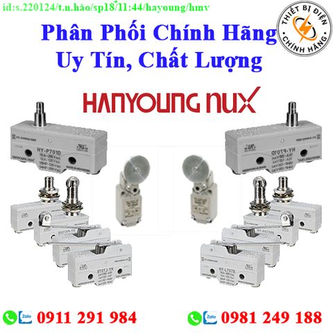 Công Tắc Hành Trình Hanyoung các loại giá rẻ, chất lượng, bảo hành chính hãng