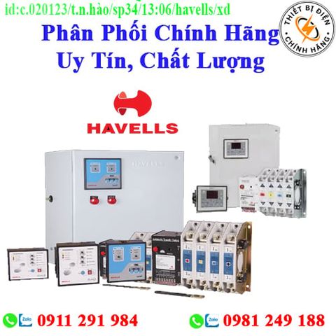 Phân phối Thiết bị điện Havells chính hãng giá sỉ, chính hãng, toàn quốc