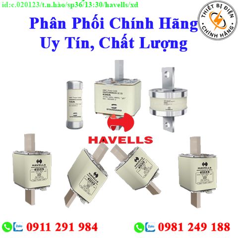 Thiết bị điện Havells các loại giá rẻ, chất lượng, bảo hành chính hãng