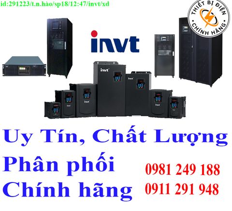 Phân phối Thiết bị điện INVT chính hãng giá sỉ, chính hãng, toàn quốc