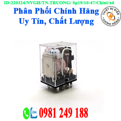 Relay trung gian Chint JZX-22FD /4Z 3A (chân dẹt)