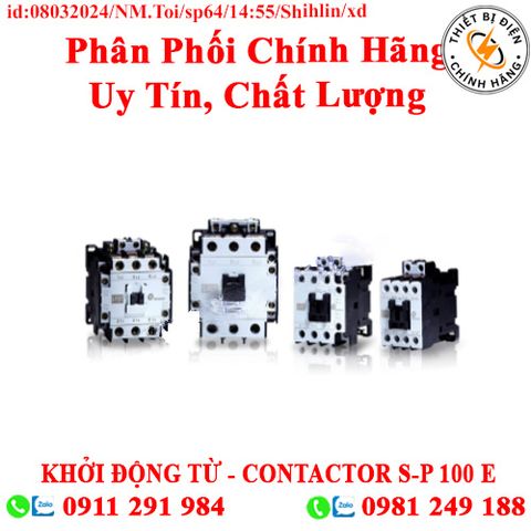 HỞI ĐỘNG TỪ - CONTACTOR S-P 100 E