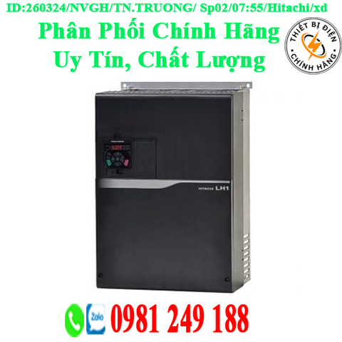 BIẾN TẦN HITACHI LH1-075HFC 1.5kW(2Hp)