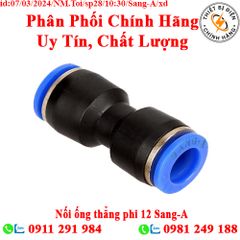 Nối ống thẳng phi 12 Sang-A GPUC1200