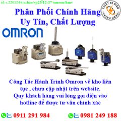 Công Tắc Hành Trình Omron các loại về kho nhiều, chưa cập nhật lên website, liên hệ hotline để biết thêm chi tiết