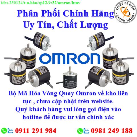 Bộ Mã Hóa Vòng Quay Omron các loại về kho nhiều, chưa cập nhật lên website, liên hệ hotline để biết thêm chi tiết