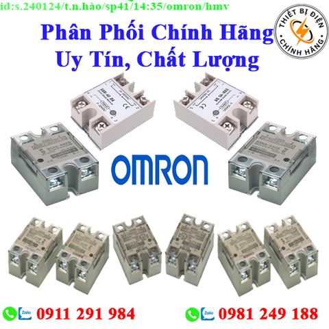 Phân phối Rơ le bán dẫn Omron các loại chính hãng giá sỉ, chính hãng, toàn quốc