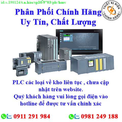 PLC các loại về kho nhiều, chưa cập nhật lên website, liên hệ hotline để biết thêm chi tiết