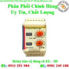 Relay bảo vệ dòng rò EL - 2D