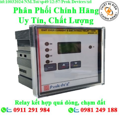 Relay kết hợp quá dòng, chạm đất MPOCEF-R