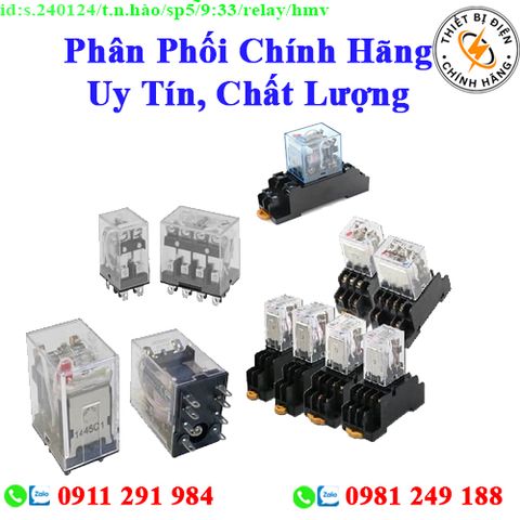 Phân phối Relay Trung Gian các loại chính hãng giá sỉ, chính hãng, toàn quốc