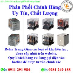 Relay Trung Gian các loại về kho nhiều, chưa cập nhật lên website, liên hệ hotline để biết thêm chi tiết