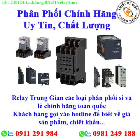 Phân phối Relay Trung Gian Omron các loại chính hãng giá sỉ, chính hãng, toàn quốc