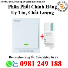 Bộ combo công tắc điều khiển từ xa RF01D-RCT1