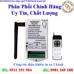 Công tắc điều khiển từ xa 2 kênh RF2K 220V-RM4B