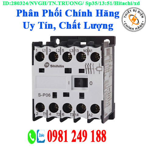 KHỞI ĐỘNG TỪ - CONTACTOR S-P 06