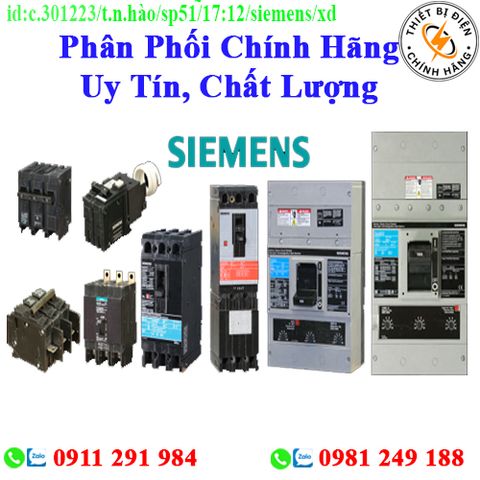 Phân phối Thiết  bị điện Siemens chính hãng giá sỉ, chính hãng, toàn quốc