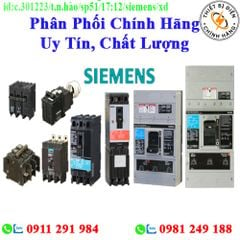 Phân phối Thiết  bị điện Siemens chính hãng giá sỉ, chính hãng, toàn quốc