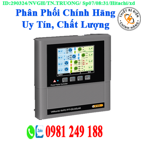 Bộ điều khiển tụ bù VARkombı-18-TFT