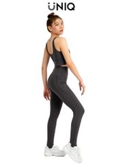 Bộ Đồ Tập Gym Yoga Nữ UNIQ Cool Peel - Áo Nhún Ngực & Quần Legging Cạp Cao