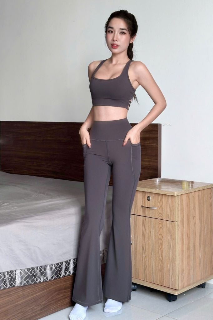 Áo Tập Gym Yoga Nữ UNIQ Cool Peel Lưng Dây Đan