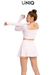 Áo Tập Gym Yoga Nữ UNIQ Cool Peel Tay Dài Xỏ Ngón