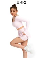 Áo Tập Gym Yoga Nữ UNIQ Cool Peel Tay Dài Xỏ Ngón