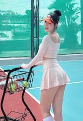 Áo Tập Gym Yoga Nữ UNIQ Cool Peel Tay Dài Xỏ Ngón