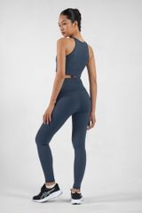 Bộ Đồ Tập Gym Yoga Nữ UNIQ Cool Peel - Áo Cổ Cao & Quần Legging Cạp Cao