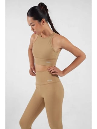 Bộ Đồ Tập Gym Yoga Nữ UNIQ Cool Peel - Áo Cổ Cao & Quần Legging Cạp Cao