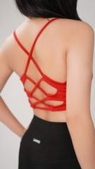 Áo Tập Gym Yoga Nữ UNIQ Cool Peel Hai Dây Lưng Đan Chéo