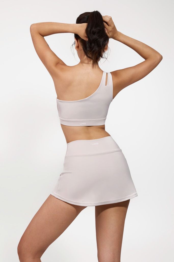 Set Váy Pickleball Nữ UNIQ Cool Peel - Áo Lệch Vai & Chân Váy