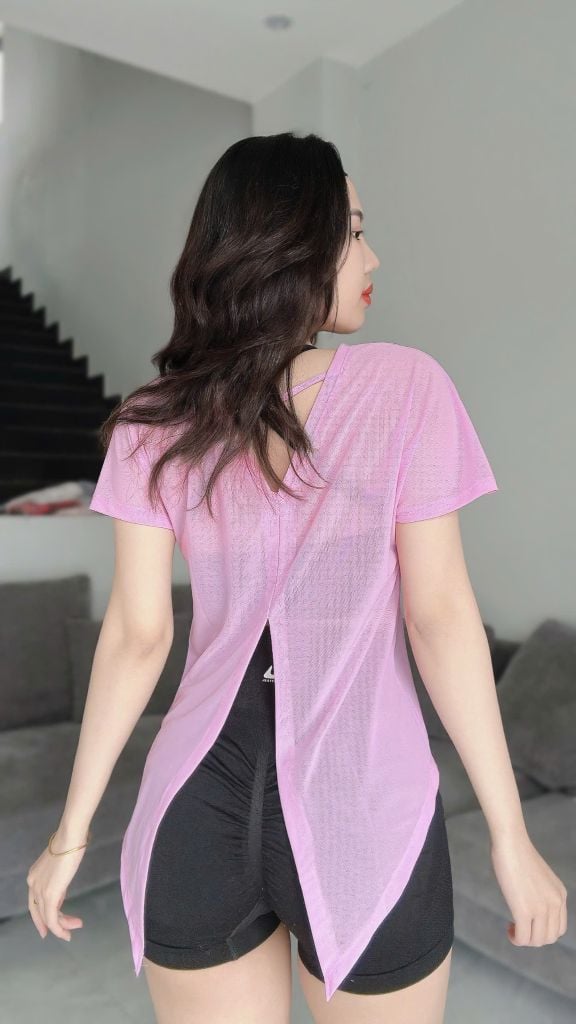 Áo Tanktop Nữ UNIQ Tay Ngắn Basic Tập Gym Yoga