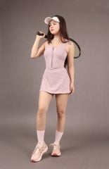Set Váy Pickleball Nữ UNIQ Cool Peel Dáng Suông Khóa Kéo