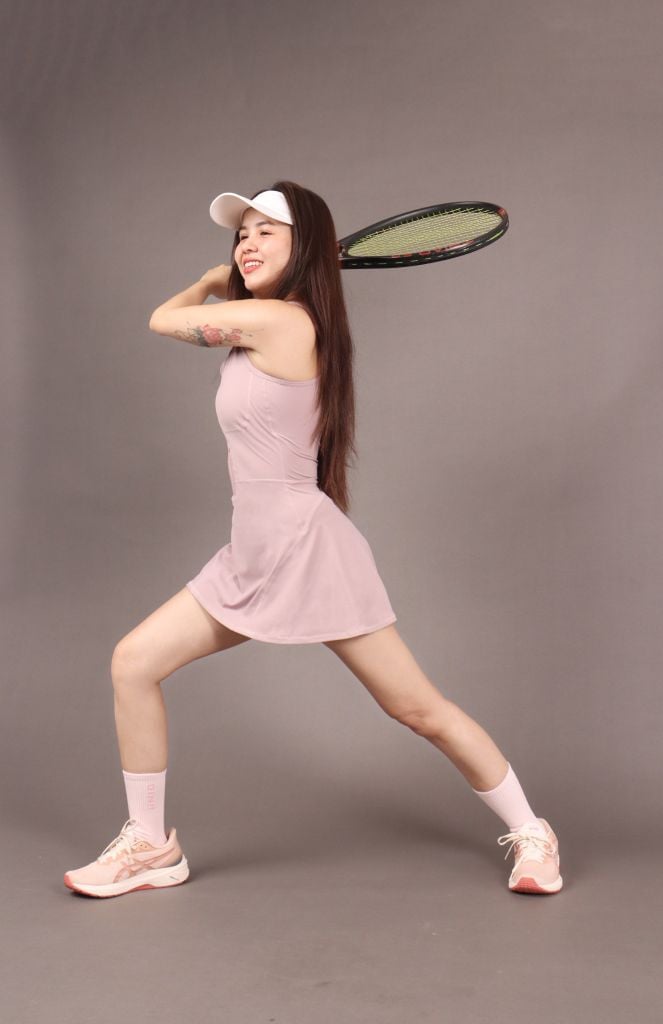 Set Váy Pickleball Nữ UNIQ Cool Peel Dáng Suông Khóa Kéo