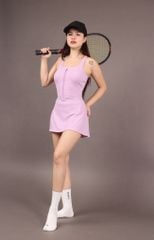 Set Váy Pickleball Nữ UNIQ Cool Peel Dáng Suông Khóa Kéo