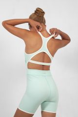 Jumpsuit Đùi Gym Yoga Nữ UNIQ Cool Peel Viền Trắng Lưng Chữ X