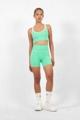 Bộ Đồ Tập Gym Yoga Nữ UNIQ Cool Peel - Áo Cổ Tim Lưng Chữ X & Quần Legging Đùi