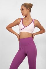 Bộ Đồ Tập Gym Yoga Nữ UNIQ Cool Peel - Áo Vạt Chéo & Quần Legging Cạp Cao
