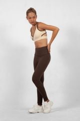 Bộ Đồ Tập Gym Yoga Nữ UNIQ Cool Peel - Áo Vạt Chéo & Quần Legging Cạp Cao