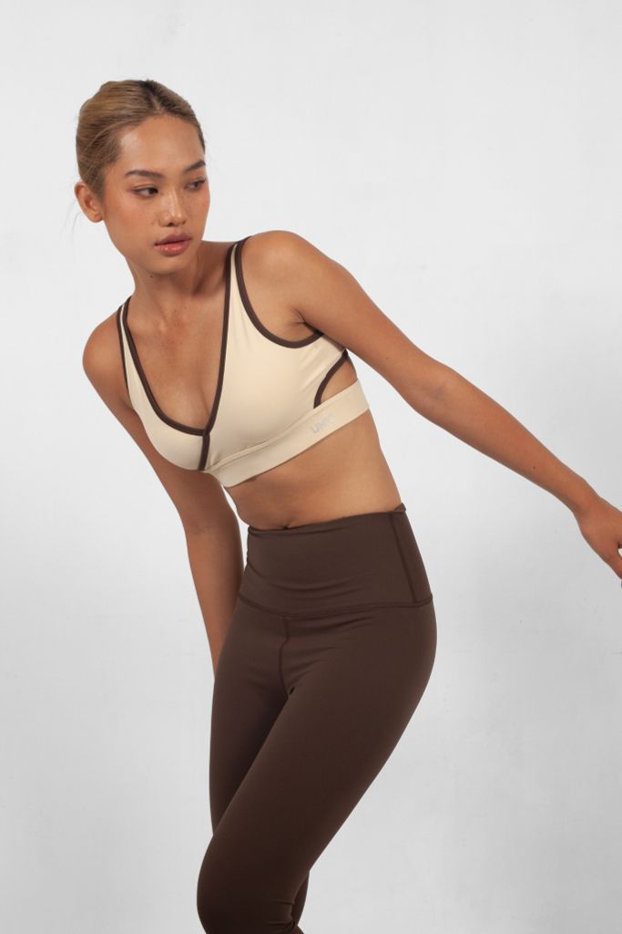Áo Tập Gym Yoga Nữ UNIQ Cool Peel Vạt Chéo