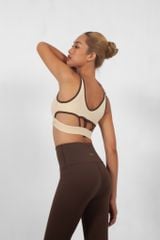 Bộ Đồ Tập Gym Yoga Nữ UNIQ Cool Peel - Áo Vạt Chéo & Quần Legging Cạp Cao