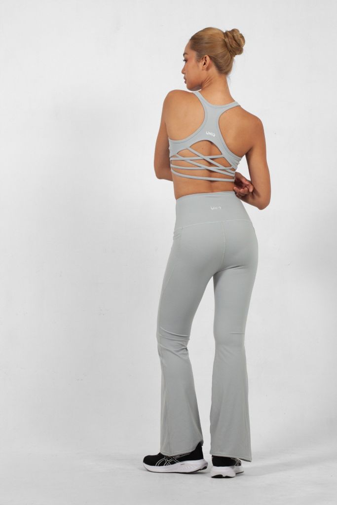 Quần Legging Gym Yoga Nữ UNIQ Cool Peel Cạp Cao Ống Loe